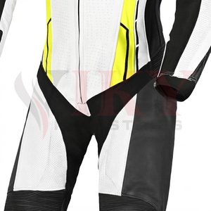 Traje de Motociclismo de Cuero Personalizado para Carreras, Traje de Motocicleta de Cuero Genuino Dainese - Product Image 4