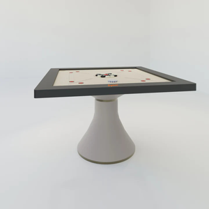 Table de Carrom de Luxe Moderne en Bois Martini Durable Écologique pour 4 Joueurs avec Base sur Pieds – Table de Jeu d'Intérieur Premium pour la Maison et le Club - Product Image 3