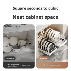 Elegante Organizador de Almacenamiento para el Hogar |   Estante Multiusos Resistente para Cocina, Despensa y Baño - Product Image 3