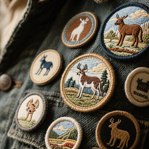 Custom Guitar Skull Embroidery Patches Trendy Chenille Iron On Patches for <b>Jackets</b> Hats Backpacks Vests Clothing - Product Image 4