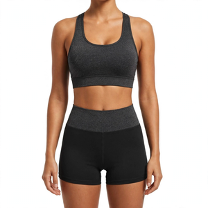 Ensemble d'entraînement pour femmes, vêtements de sport de haute qualité, séchage rapide, évacuation de l'humidité, respirant, vêtements de sport pour la salle de sport - Product Image 4