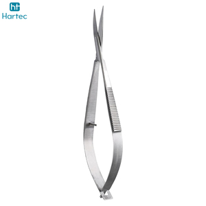 Ciseaux à cuticules en argent de qualité supérieure, instrument de beauté, 5,5 pouces, lames droites, ciseaux à ressort - Product Image 2