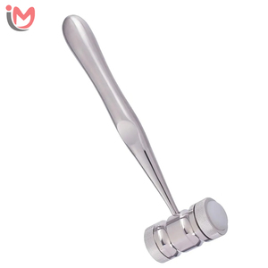 Marteau à os dentaire de qualité supérieure en acier inoxydable, instrument chirurgical orthopédique avec têtes interchangeables en nylon et en acier, OEM - Product Image 4