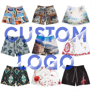 Shorts en molleton décontractés pour hommes, coupe ample, taille élastique, pour le sport et l'entraînement (vente en gros) - Product Image 2