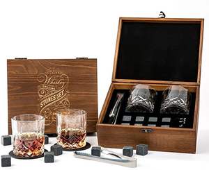 Caja de Madera para Juego de Vasos de Whisky |   Acabado de Calidad Premium |   Artesanía Hecha a Mano |   Precio de Fábrica al por Mayor - Product Image 1