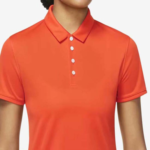 Camisetas Polo de Algodón para Mujer con Logotipo Personalizado, Bordado e Impresión Personalizados, con Botones, Transpirables, de Color Sólido y Manga Corta - Product Image 4