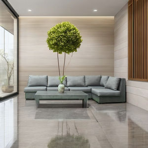 Juego de Sofás de Jardín de Hormigón Duradero y Ecológico para Exteriores, Diseño Moderno, Material Resistente al Agua y a los Rayos UV, Muebles para Sala de Estar - Product Image 2