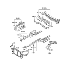 Nuevas Piezas y Accesorios para Autos y Camiones, Lado Derecho 645022M500 - Product Image 2