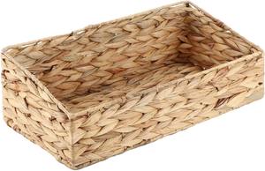 Paniers en jacinthe d'eau pour l'organisation, panier trapézoïdal tissé, panier de rangement fait main, vente en gros, écologique, fabriqué au Vietnam - Product Image 2