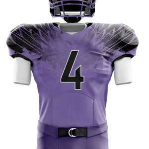 Uniforme de football américain personnalisé fabriqué au Pakistan avec impression par transfert thermique, manches courtes et option grande taille - Product Image 5