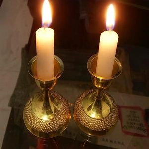 Nuevo Candelabro de Latón Natural Hecho a Mano, Duradero, para Decoración del Hogar en Interiores/Exteriores, Navidad, San Valentín - Product Image 2