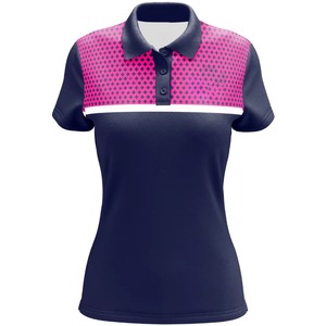 Camisetas Polo Sublimadas de Manga Corta para Mujer, Estilo Casual, Venta al Por Mayor, Alta Calidad, con Logotipo Personalizado - Product Image 1