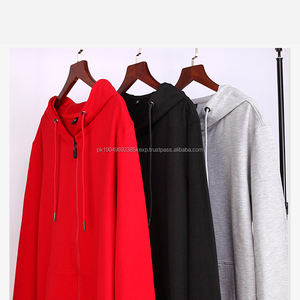 Sprint Autumn Styles Color sólido Unisex Custom Full Zip Up Hoodies Tallas grandes Sudaderas con capucha para hombres - Product Image 4