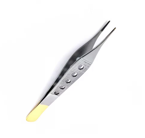 Pinzas de laboratorio multiusos para disección de tejidos, tipo Kocher rectas 1x2 con punta roma y dientes de rata, de calidad premium - Product Image 4