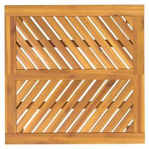 Table de salle à manger de jardin en bois d'acacia massif, 35,4 x 35,4 pouces, couleur marron, pour ensembles de salle à manger d'extérieur - Product Image 5