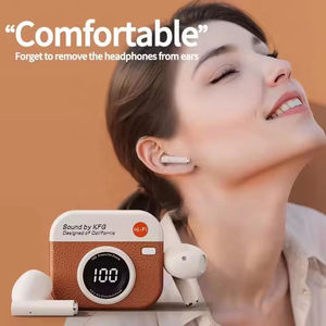 Q86 rétro caméra sans fil écouteur HIFI musique stéréo intra-auriculaire TWS écouteurs longue durée de vie de la batterie réduction du bruit casque à dents bleues - Product Image 3