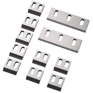 Kit de lames de broyeur en acier allié 9 lames fixes haute dureté SKD-11 Modèle D0100X38RB2 2,2 kW Broyeur industriel ABS - Product Image 1