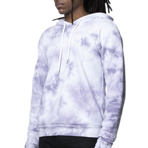 Men's High Quality Durable Thermal Oversized Solid Hoodies Polyester/Cotton Custom Tie Dye Print Autumn Streetwear Hot Sale XS - Product Image 2