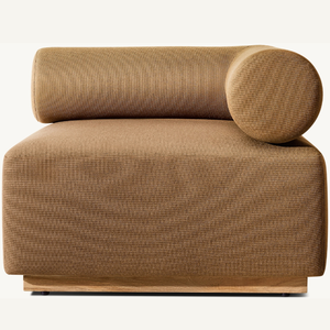 Single <b>sofa</b> made of teak wood with soft and durable cushions for outdoor or indoor use, good quality - Product Image 1