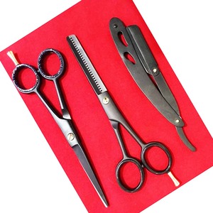 Professional Hairdressing <b>Scissors</b> 6.5 Inch Right Handed 4Cr13 Stainless Steel 53-54 HRC Hardness Sharp Blade Medium Plastic - Product Image 2