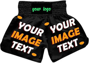 Servicios OEM y ODM Ligeros, el Mejor Diseño, Logotipo Personalizado, Pantalones Cortos de MMA con Estampado, Pantalones Cortos de MMA para Hombre, Elegantes y a Precio Económico - Product Image 4