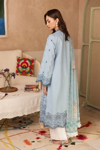 summer dress women clothing Elegant Embroidered Cotton / Lawn Dress 2026 Summer Women Clothing printed Cotton / Lawn <b>Suits</b> - Product Image 3