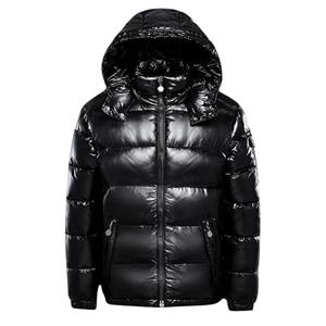 Blouson d'hiver matelassé pour homme, design personnalisé, taille EU/US, imperméable, coupe-vent, style bulle, formel, grande taille, col montant, brodé - Product Image 4