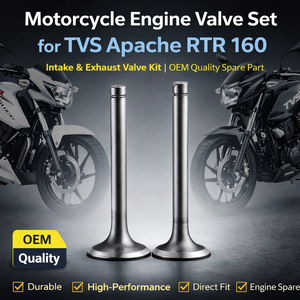 ชุดวาล์วเครื่องยนต์รถจักรยานยนต์สำหรับ TVS Apache RTR 160 | ชุดวาล์วไอดีและไอเสีย | อะไหล่คุณภาพ OEM - Product Image 3