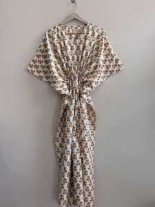 Lot de robes kaftan longues en coton léger et respirant - Product Image 4