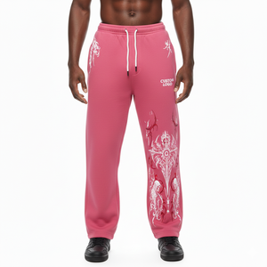 Pantalon de jogging épais pour homme, en coton French Terry, avec cordon de serrage, unisexe. - Product Image 2