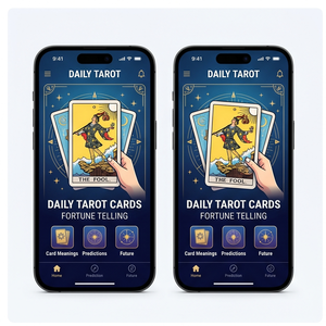 แอปอ่านไพ่ทาโรต์รอยัลคราฟท์ – ไพ่ทาโรต์รายวัน, การทำนายดวงชะตา, การให้คำแนะนำทางจิตวิญญาณและการทำนายอนาคต ios//android - Product Image 1