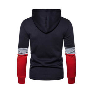 Vêtements techniques de plein air, sweat-shirt à capuche léger et écologique en coton/polyester pour homme, sweat-shirt en polaire multicolore - Product Image 5