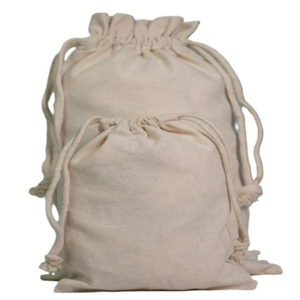 Custom Size Reusable Eco-Friendly Durable Water Resistant Cotton Drawstring Pouch for Shoe Storage & Daily Use - Product Image 6