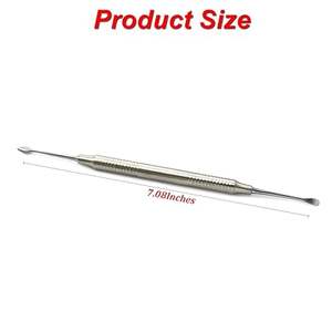 เครื่องมือยกกระดูกฟันคุณภาพสูง ขนาด 6-25 มม. ด้ามจับสแตนเลสแบบแมนนวล โครงสร้างโลหะ สำหรับการผ่าตัดกระดูก - Product Image 3