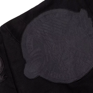 Kimono BJJ pour la série 81 ICED & MURDRD Co Uniform JIU JITSU BRAZILIAN Noir 100% Coton 440g Léger - Product Image 4