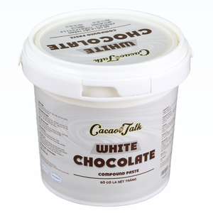 Servicio de Etiqueta Privada, Paquete Individual, HALAL, OEM/ODM, Pasta Líquida de Chocolate Blanco Compuesto, 1 kg, Ingrediente para Repostería - Product Image 1