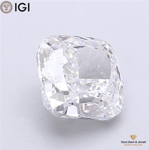 Diamante Cultivado en Laboratorio CVD con Certificado IGI, Color E, Claridad VVS1, 1.50 Quilates, Corte Cuadrado Cojín, para Colección de Anillos Modernos - Product Image 5