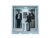 Maison mobile de haute qualité à construction rapide avec toilettes et douche, maison préfabriquée modulaire