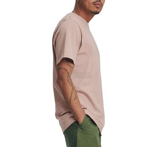 T-shirt Homme Oversize 100% Coton Épais Streetwear Personnalisable Logo Vierge Vente en Gros Fabricant OEM Faible MOQ Fournisseur Commandes en Gros - Product Image 4