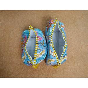 Beautiful Block Printed Quilted Cotton Vanity Bag Set Of 3 Pieces Women's Travel Cosmetic Pouch Storage Cosmetic Bags And <b>Cases</b> - Product Image 6