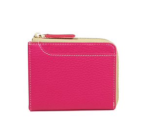 Highly Recommended Castello Unisex L-Shape <b>RFID</b> <b>Wallet</b> Genuine Italian Pebble Grain Leather Zipper Short Multiple Polyester - Product Image 1