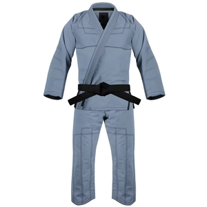 Kimono de BJJ personnalisé pour adultes, en coton noir de qualité supérieure, imprimé par transfert thermique, uniforme d'arts martiaux léger 380g pour hommes - Product Image 4