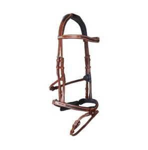 Bride équestre occidentale de haute qualité avec logo personnalisé Équipement d'équitation en cuir de cheval durable avec couture fantaisie Usine de gros - Product Image 1