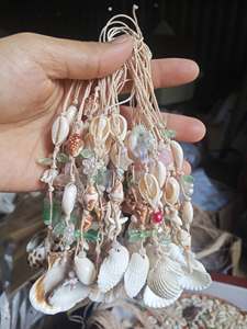 กำไลข้อมือเปลือกหอยเวียดนามทำมือ ลูกปัดเปลือกหอยธรรมชาติ สำหรับแฟชั่นชายหาด ของขวัญ ของใช้ในรีสอร์ท สไตล์โบโฮ และขายปลีก - Product Image 4