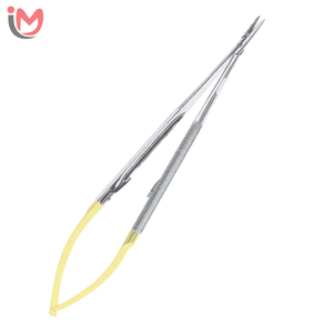 Porte-aiguille de qualité supérieure, forceps TC, taille personnalisée, instrument microchirurgical droit en acier inoxydable, manuel, pour chirurgie générale - Product Image 1