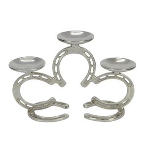 Handmade 3 Arms Horse <b>Shoe</b> Style Candle Jar Stand Event Supplies Table <b>Decorative</b> Candle Holder Hot Sell Latest Arrival - Product Image 4