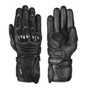 Guantes de Ciclismo de cuero a prueba de viento bicicleta motocicleta largo antideslizante impermeable pantalla táctil Compatible protección UV deportes Unisex - Product Image 1