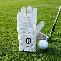 Guantes de Golf de Piel Cabretta Premium con Logotipo Personalizado, Transpirables, Antideslizantes, Profesionales, Unisex, Deportivos, para Exteriores, OEM