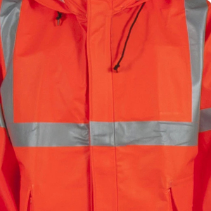 Men Outdoor Hi Vis <b>Working</b> Jackets for Men's Safety High Visibility Reflective <b>Waterproof</b> Safety Jackets Made in Pakistan - Product Image 5
