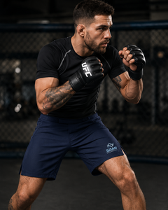 กางเกงชกมวย MMA สำหรับผู้ใหญ่ ทรงปกติ แห้งเร็ว ผลิตจากผ้าโพลีเอสเตอร์/คอตตอนผสม น้ำหนัก 140 กรัม เหมาะสำหรับศิลปะการต่อสู้แบบผสมผสาน มีสินค้าพร้อมส่ง - Product Image 5
